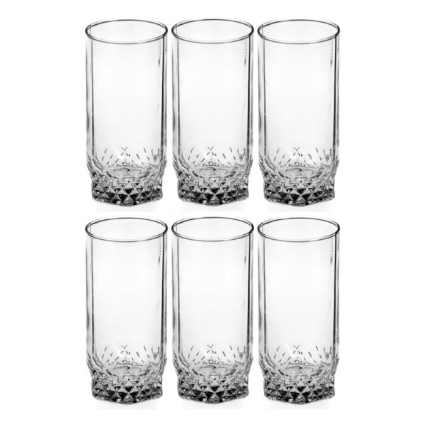 Стаканы набор 6шт 290мл стекло ВАЛЬС (8)