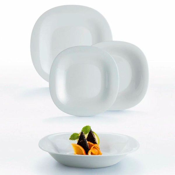 Тарелка мелкая 19см стеклокерамика КАРИН ГРАНИТ десертная N6613 (24)