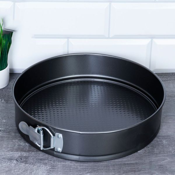 Форма для выпечки разъемная 28*6см угл.сталь круглая NFV-618) RSD-29 (24)