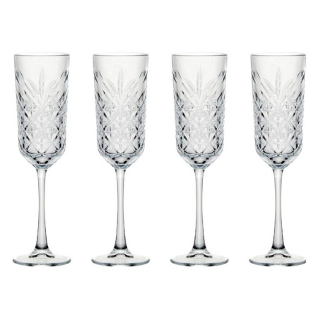 Бокалы для шампанского набор 4шт 175мл стекло ТАЙМЛЕСС (6)