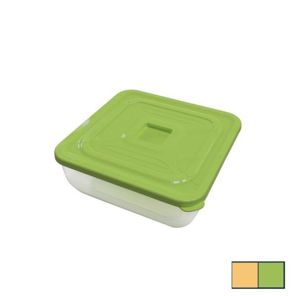 Контейнер пищевой СВЧ 500мл 140*140*40мм пластик Practic (20)