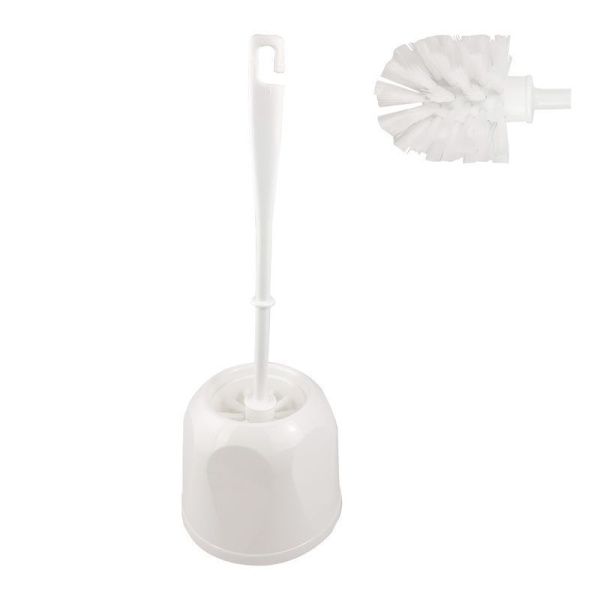 Ершик туалетный пластик СТАНДАРТ белый (25)