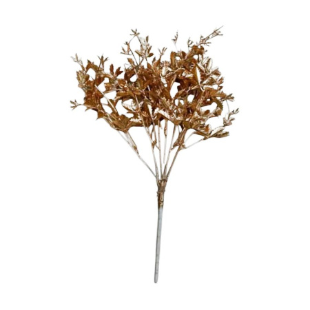 Украшение новогоднее Ветка золотая 40см JC-16843 (600)