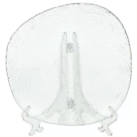 Тарелка мелкая 20см упроч.стекло ЛИНДЕН десертная (12)