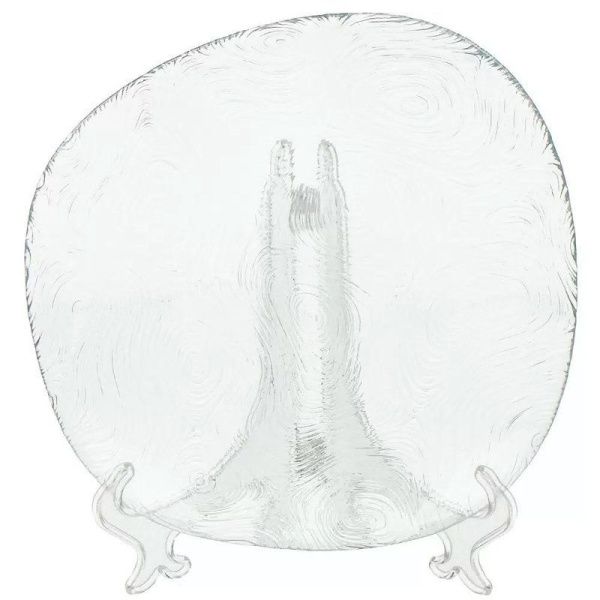 Тарелка мелкая 20см упроч.стекло ЛИНДЕН десертная (12)