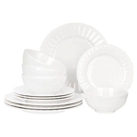 Столовый набор 12пр на 4 персоны фарфор Пастила (2)