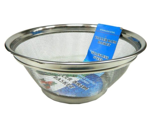 Сито 22см металл на подставке 9см мелкая сетка JC-3090 (100)