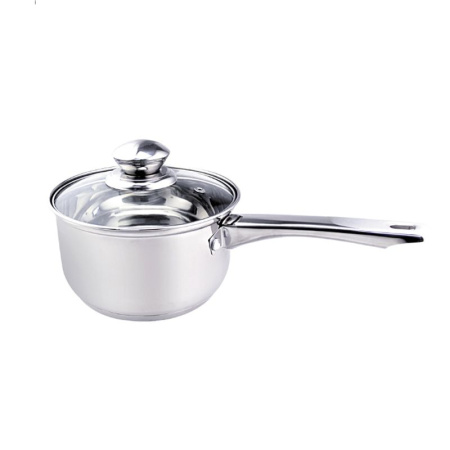 Ковш 1,7л нерж.сталь Greta со стекл.крышкой 16см все виды плит ТМ Appetite GS02183 (8)