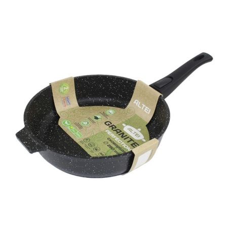 Сковорода 28см алюминий АП Granit Perfection black со съемной ручкой (10)
