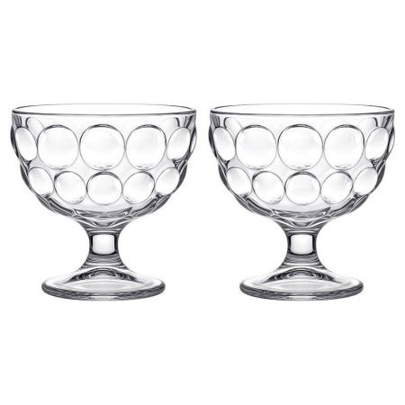 Креманки набор 2шт 300мл стекло BUBBLES (12)