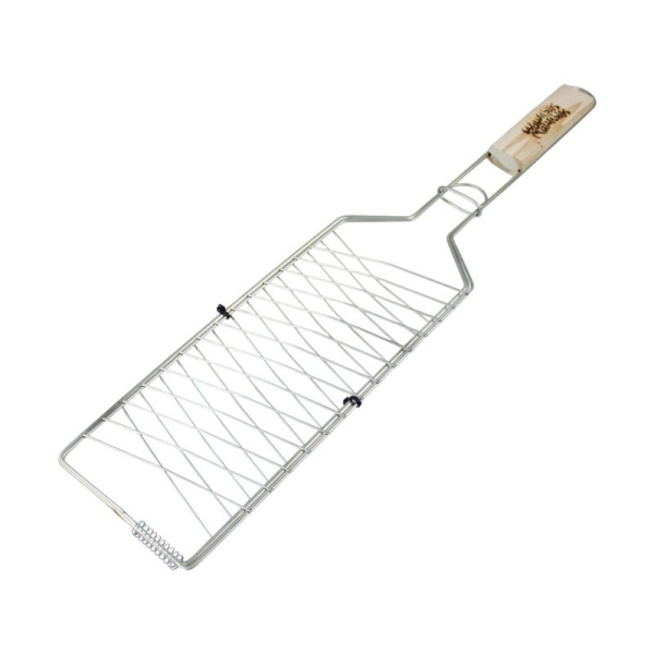 Решетка для барбекю РЫБА 620*280*120мм нерж.сталь 2К-РБ020/S035 (50)