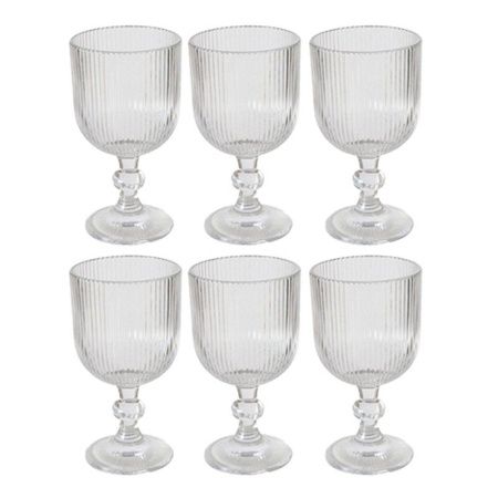 Бокалы набор 6шт 310мл стекло Вертикаль