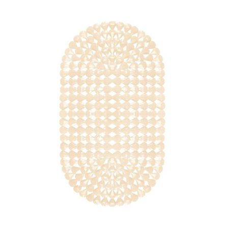 Коврик противоскользящий 38*67 ПВХ КАПЛЯ Пляжный песок (10)