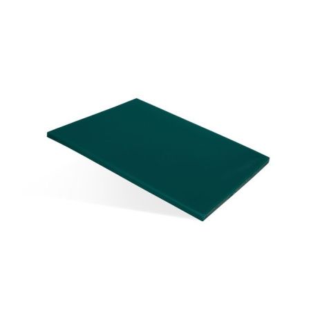 Доска разделочная 400*300*12мм пластик зеленая (10)