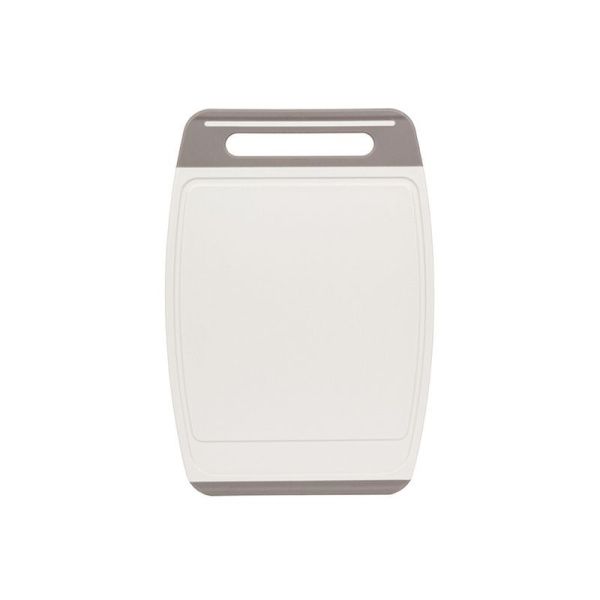 Доска разделочная 405*275мм пластик ХЕВИ кремовый (5)