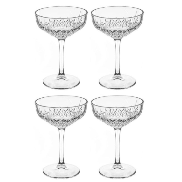 Бокалы для шампанского набор 4шт 255мл стекло ТАЙМЛЕСС (6)