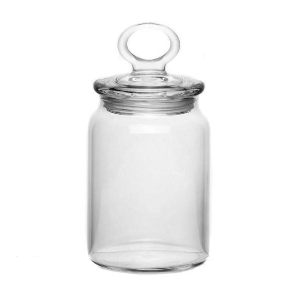 Банка с крышкой 860мл 17,5*9см стекло КИТЧЕН СЛИМ без п/у  (6)