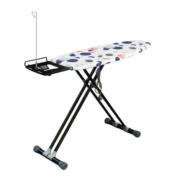 Доска гладильная 44*120см металл Алиса моноблок пу, розетка с удл. 2м Dogrular (2)