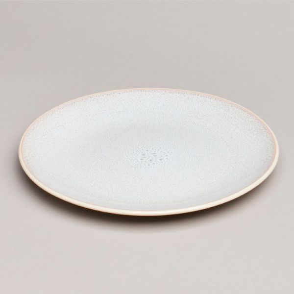 Тарелка мелкая 27см керамика Crocus бежевая обеденная (4/24)