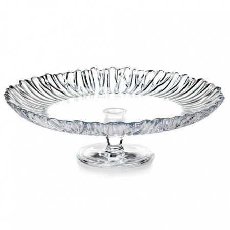 Блюдо 31,5см стекло АВРОРА на ножке (1)