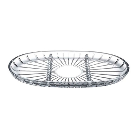 Менажница овальная 163*278мм стекло ЭЛЕГАНТ (6)
