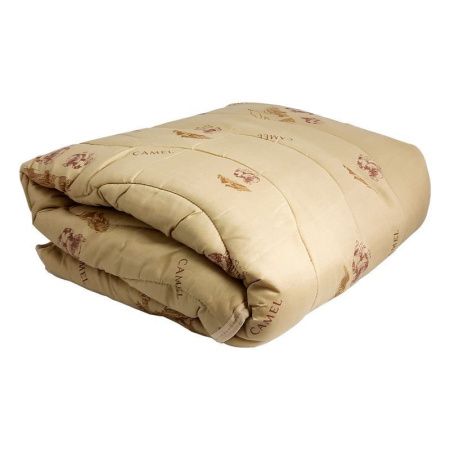 Одеяло 1,5сп заменитель верблюжьей шерсти 142*205см (пл.300) (5)