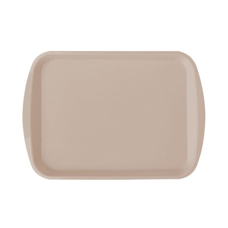 Поднос 37*26*2,5см пластик Sugar&Spice латте прямоугольный (12)