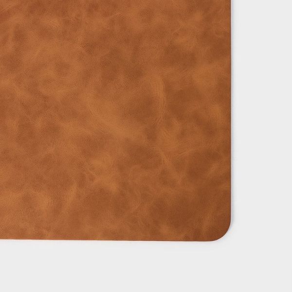 Салфетки сервировочные 4шт 45*30см ПВХ экокожа Magistro коричневый (30)