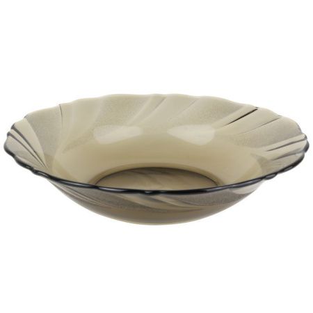 Тарелка глубокая 20см 600мл стекло ALTA MAREA дымка (6/24)