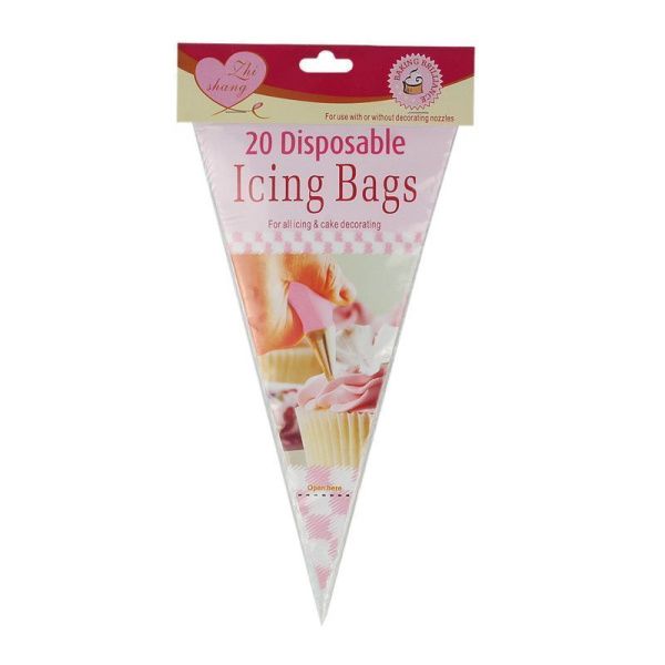 Мешок кондитерский одноразовый набор 20шт 300мл 32см полиэтилен (300)