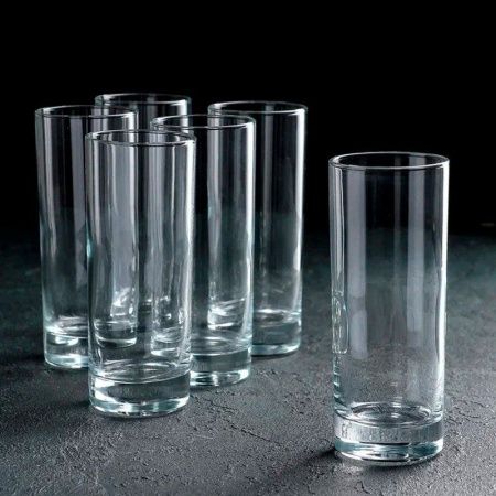 Стаканы набор 6шт 330мл стекло ИСЛАНДИЯ высокие J0040 (4)