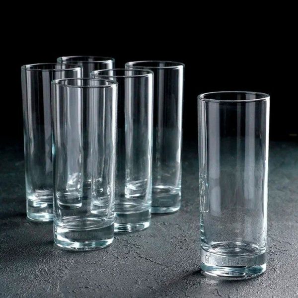 Стаканы набор 6шт 330мл стекло ИСЛАНДИЯ высокие J0040 (4)