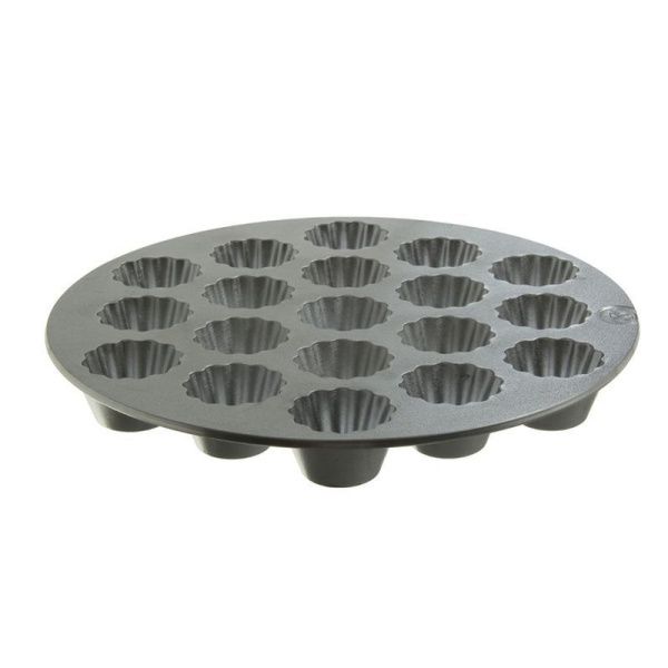 Форма для кексов 31*31*3,5 см алюминий 19 ячеек (5)