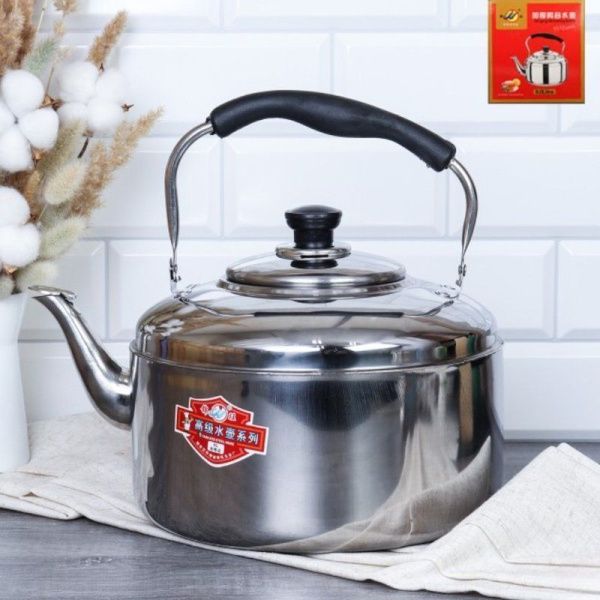 Чайник 6л нерж.сталь с подвижной ручкой ER-20-1 (30)