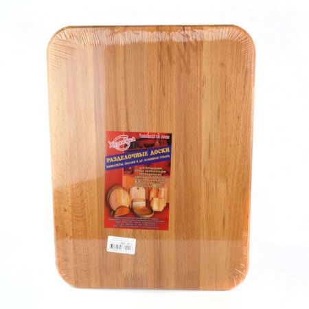 Доска разделочная 40*30*3см бук ХОЗЯЮШКА проф. №10 (4)