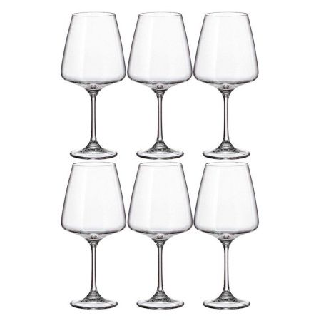 Бокалы для вина набор 6шт 570мл стекло НАОМИ/КОВАС 91L/1SC69/0/00000/570-662 (4/8)