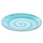 Тарелка мелкая 27см керамика Аэрография МЯТНЫЙ БРИЗ обеденная (6/24)