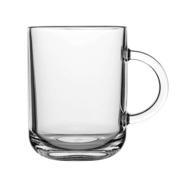 Кружка 330мл стекло АЙКОНИК