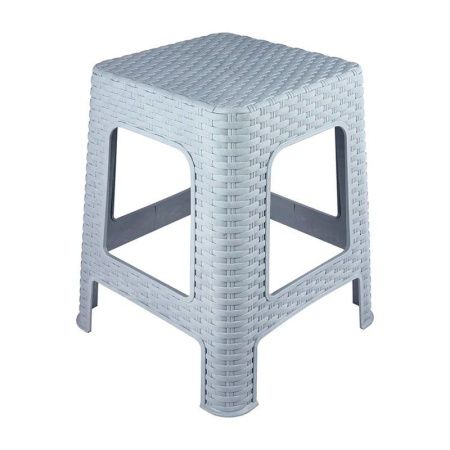 Табурет  330*330*330мм пластик АРТЛАЙН малый серый (9)