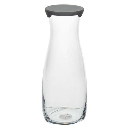 Кувшин 1180мл стекло АМФОРА с черной/серой силикон.крышкой 43813B (6)