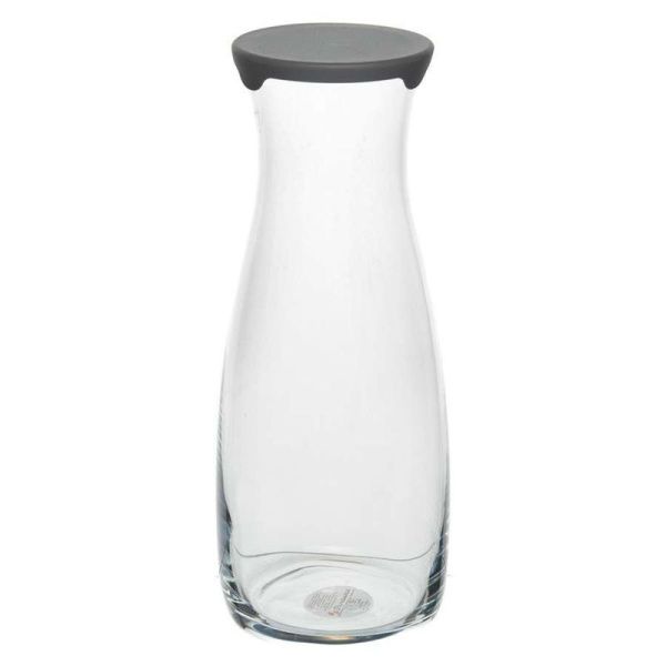 Кувшин 1180мл стекло АМФОРА с черной/серой силикон.крышкой 43813B (6)