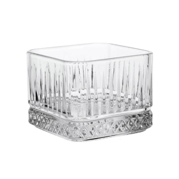 Салатник 235мл стекло ЭЛИЗИЯ квадратный (24)