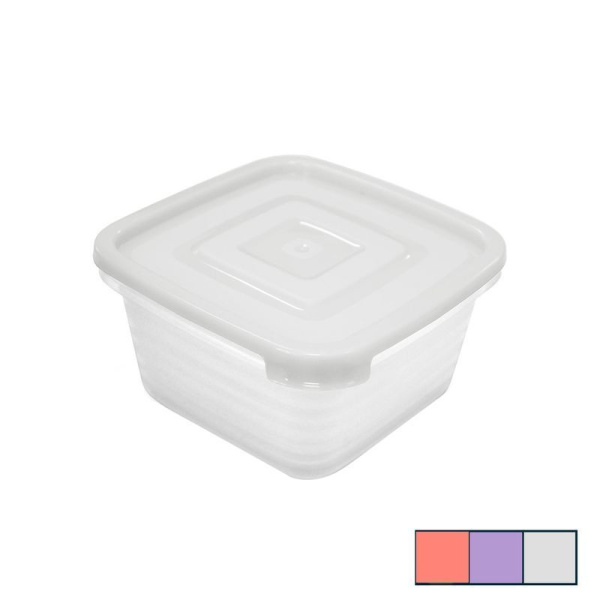 Контейнер пищевой 1,4л пластик УНИКО квадратный С210 (36)