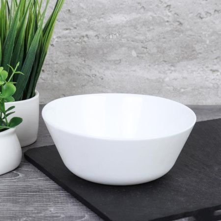 Салатник 300мл стеклокерамика белый LMLW45 (6/108)