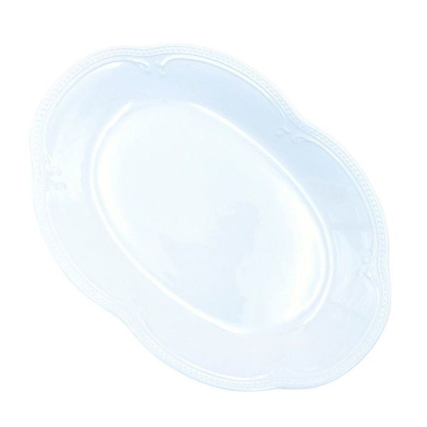 Блюдо овальное 25,5*17,5см фарфор White Ornaments (8)