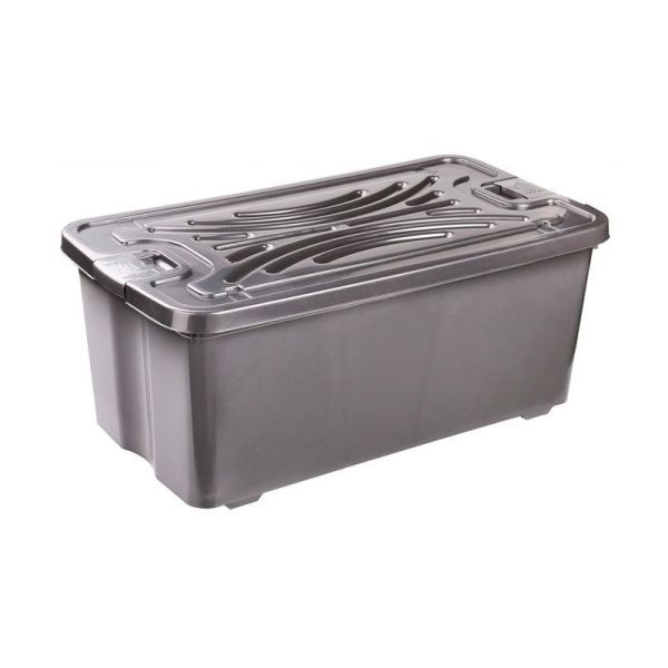 Контейнер для хранения 75л пластик прямоугольный Эконом (3)