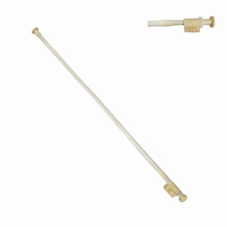 Карниз для ванной телескопический 115-205см металл Умничка кремовый/бежевый (30)