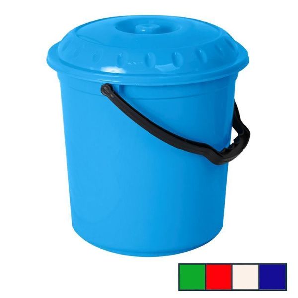 Ведро 6л пластик ТЮЛЬПАН с крышкой мерное Ар (40)