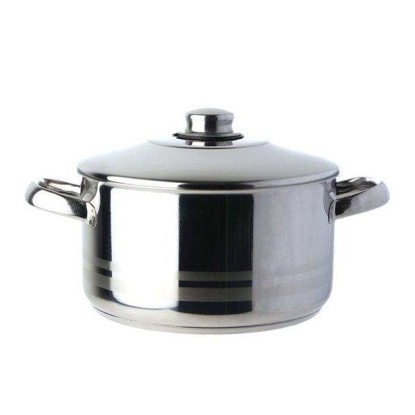 Кастрюля 6,5л 24*14см нерж.сталь Arian Lion мет.крышка 001-199 (4/8)