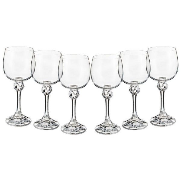 Бокалы для вина набор 6шт 230мл стекло ДЖУЛИЯ 40428 (8)